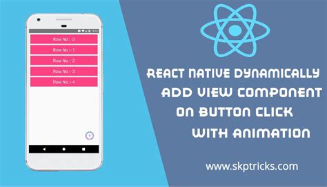 That class would style the <b>button</b> based on the specified rules. . React native dynamically add view component on button click